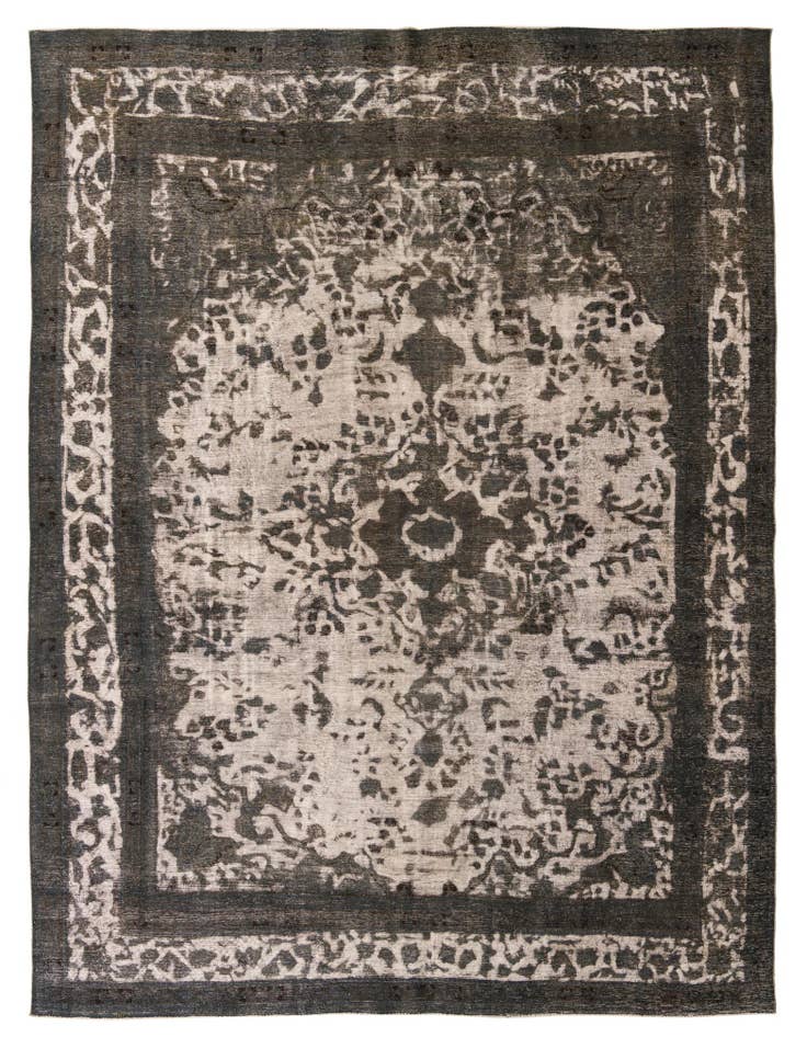 Detail image of 9' 3 x 12' Hand Knotted Ultra Vintage Persian Wool Rug