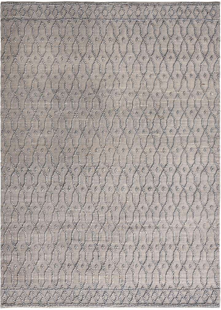 Gray 240cm x 240cm Hand Woven Larsa Jute Square Rug iRugs CH