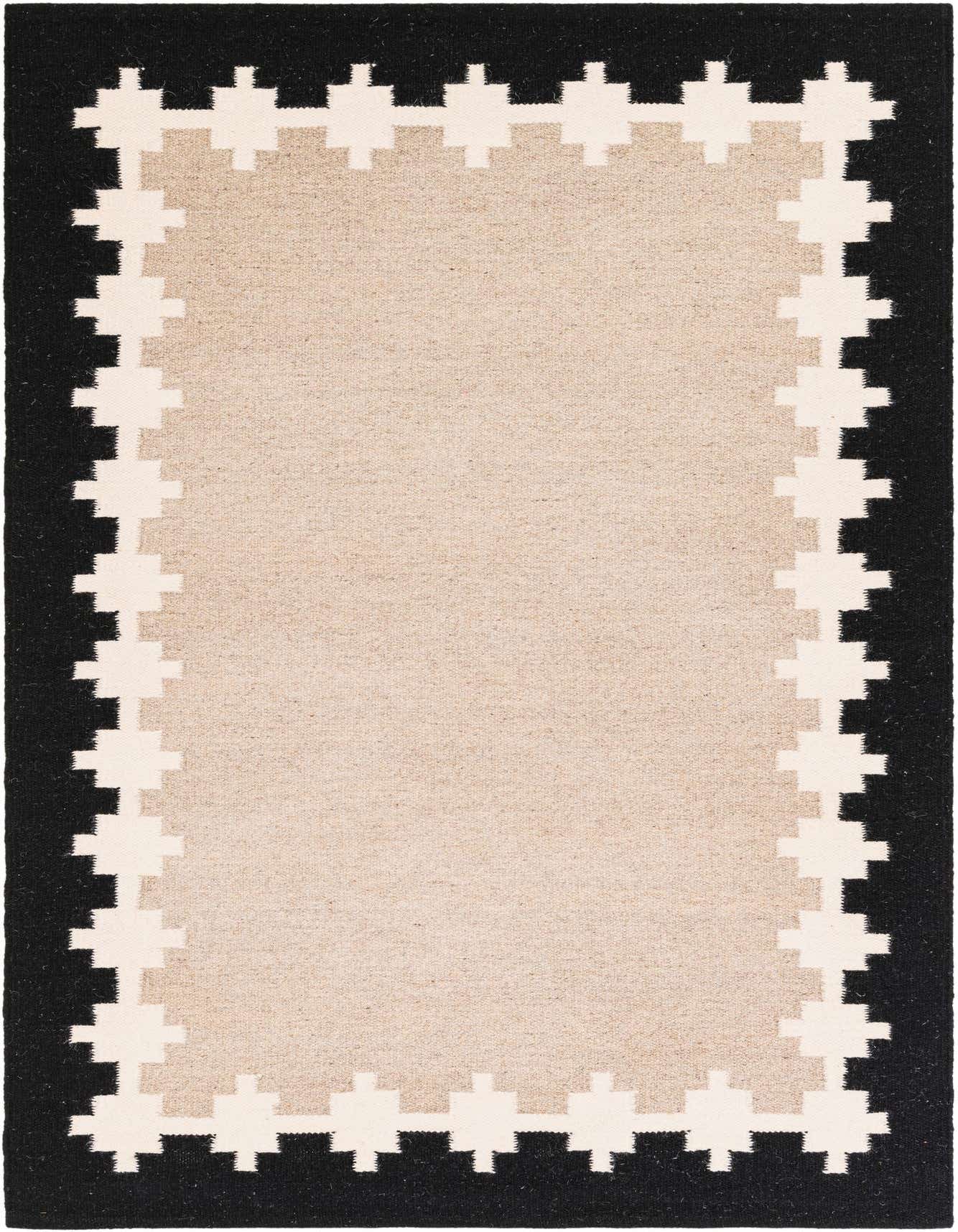 4' 1 x 6' 1 Hand Woven Kilim Wool Rug