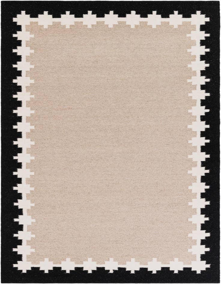 Detail image of 5' 1 x 8' Hand Woven Kilim Wool Rug