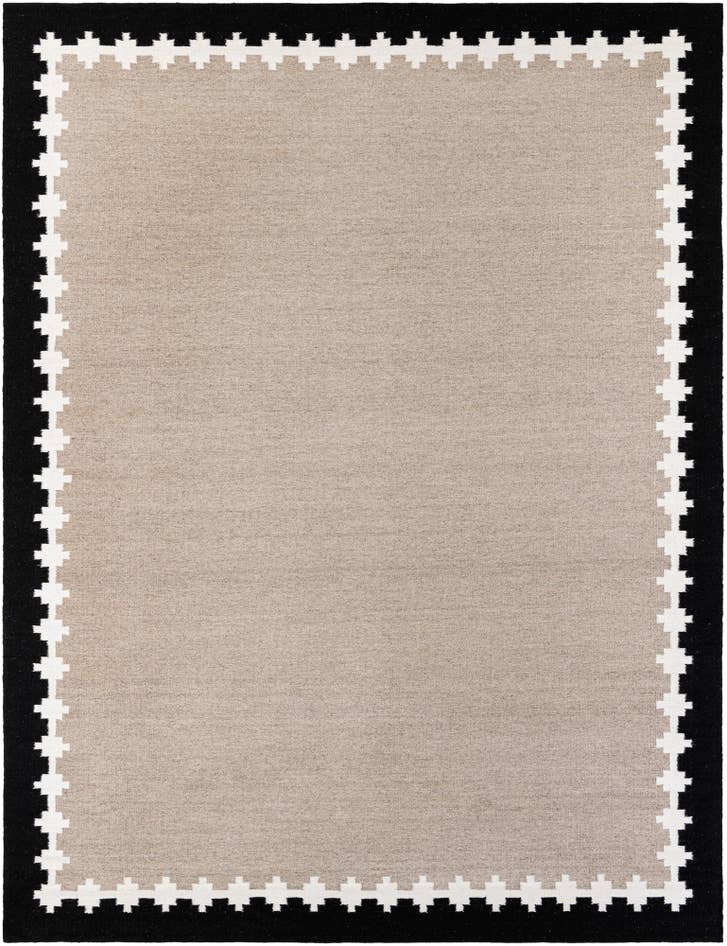 Detail image of 9' x 12' Hand Woven Kilim Wool Rug