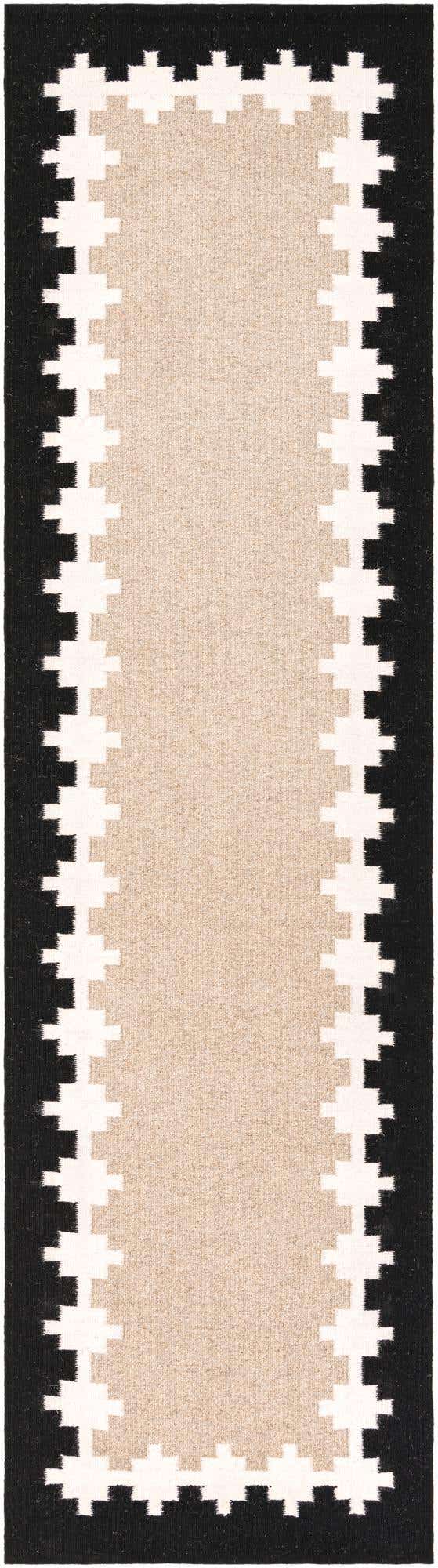 2' 7 x 10' Hand Woven Kilim Wool Runner Rug