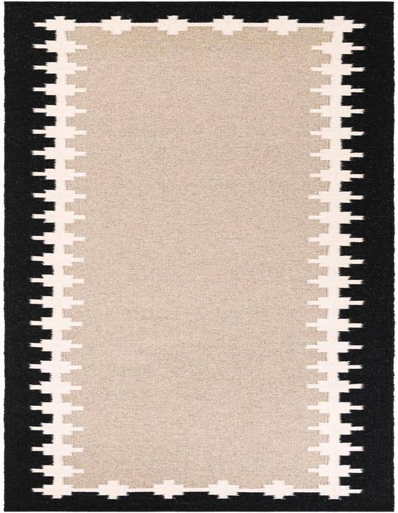 Detail image of 3' 3 x 12' Hand Woven Kilim Wool Runner Rug