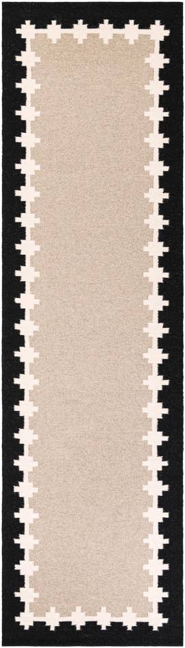 Detail image of 3' 3 x 12' Hand Woven Kilim Wool Runner Rug