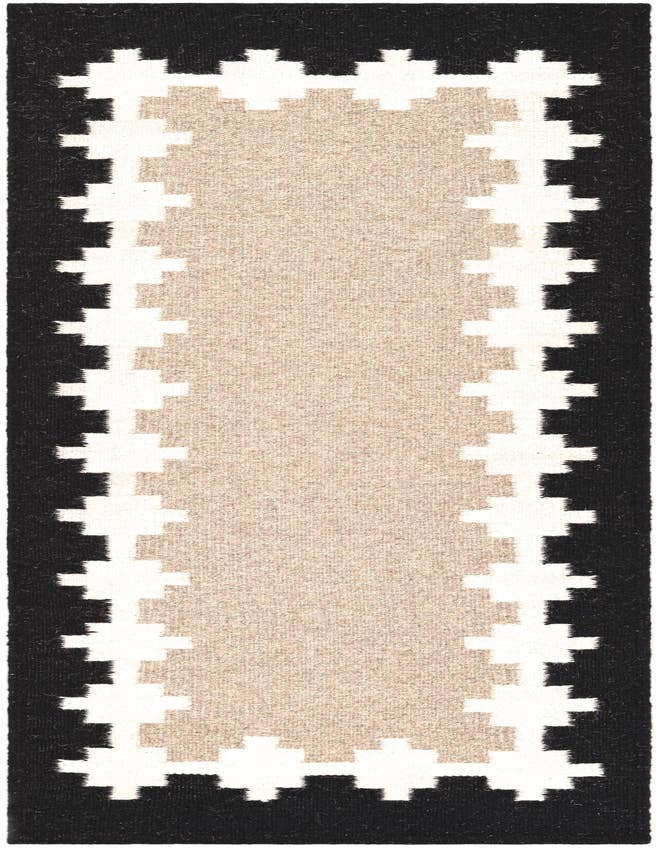 Detail image of 2' x 6' 1 Hand Woven Kilim Wool Runner Rug