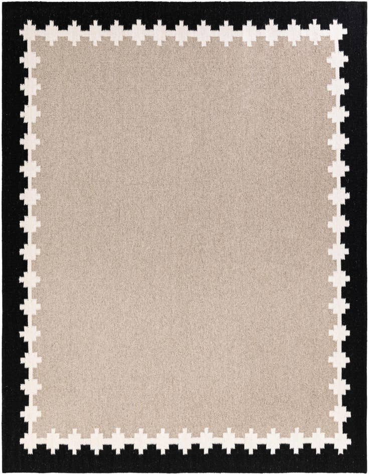 Detail image of 7' 10 x 7' 10 Hand Woven Kilim Wool Square Rug