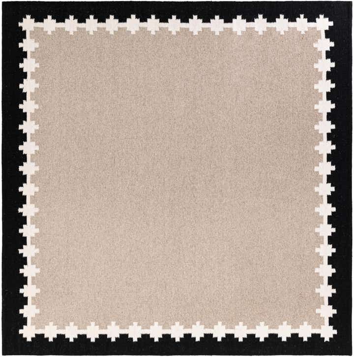 7' 10 x 7' 10 Hand Woven Kilim Wool Square Rug