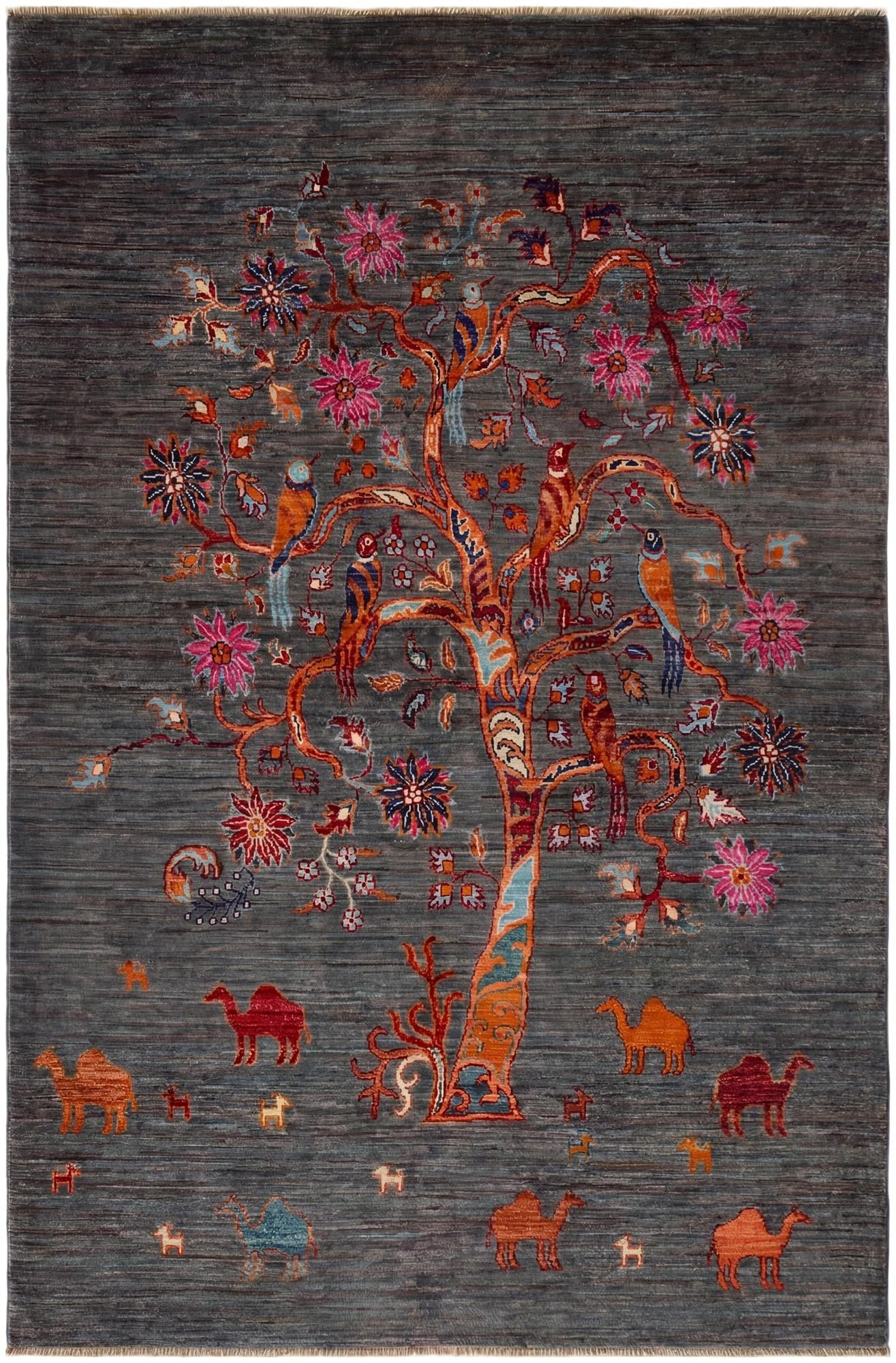 4' 1 x 6' 3 Hand Knotted Ariana Ziegler Rug