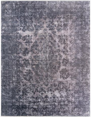 Gray and Blue Boutique Rug