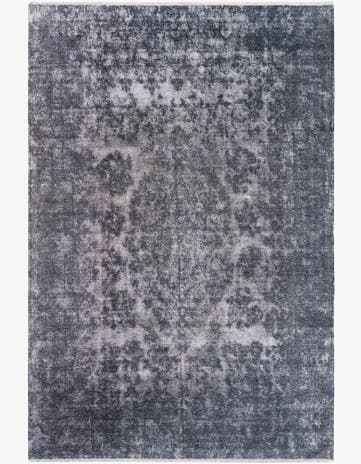Gray and Blue Boutique Rug