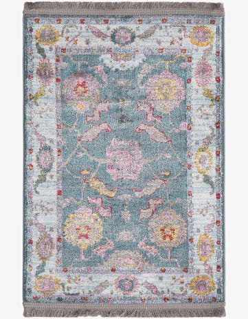 Gray and Blue Paragon Rug