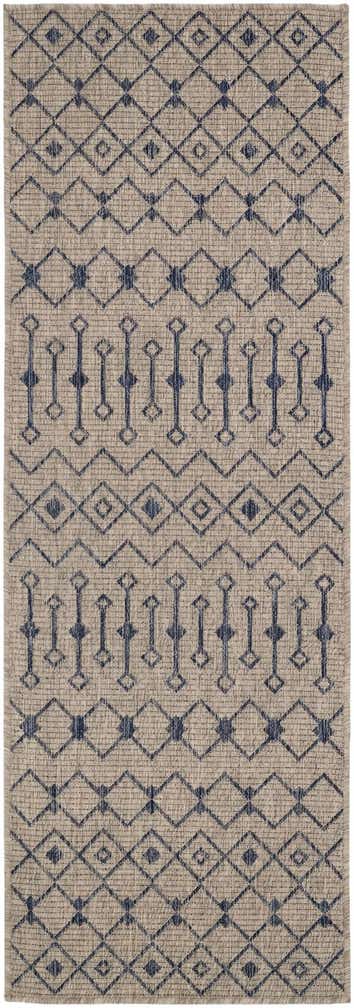 2' x 6' Easy-Clean Lattice Indoor / Outdoor Runner Rug