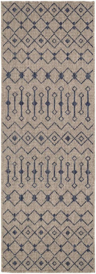 Detail image of 2' x 6' Easy-Clean Lattice Indoor / Outdoor Runner Rug