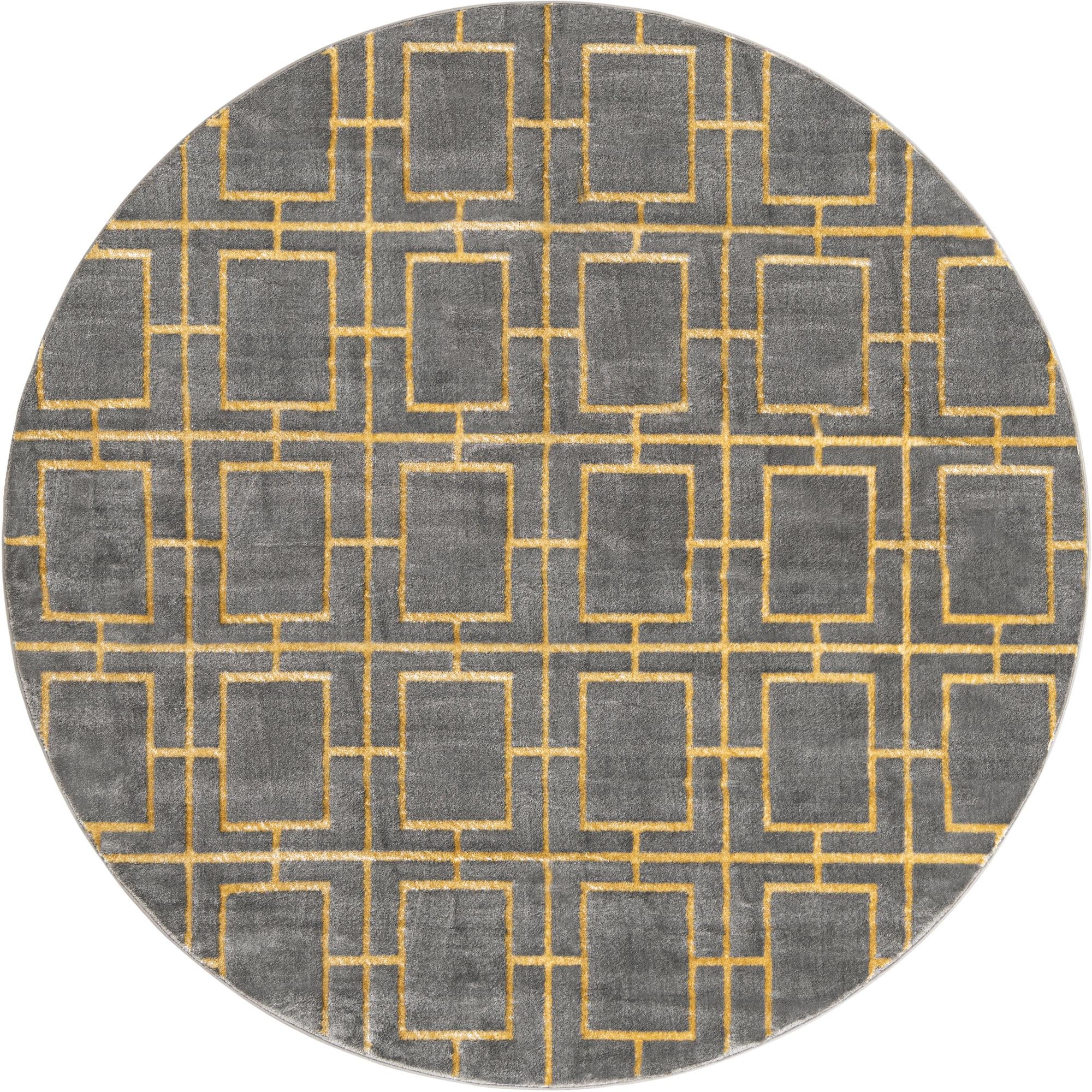 7' 10 x 7' 10 Marilyn Monroe™ Glam Deco Round Rug