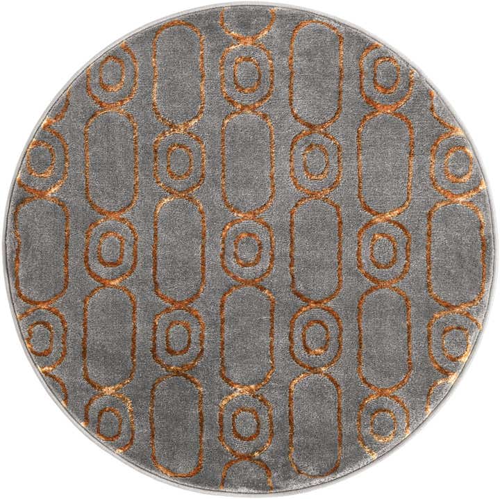 3' x 3' Vogue Geo Round Rug