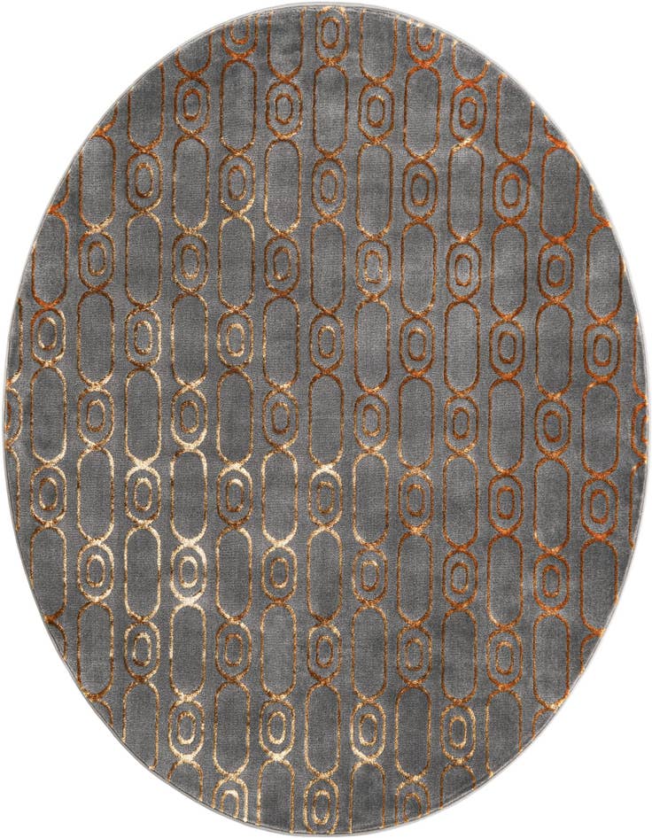 Detail image of 6' x 6' Vogue Geo Round Rug