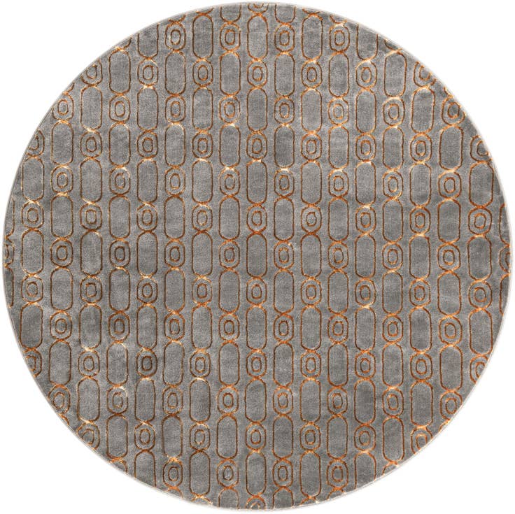 Detail image of 7' 10 x 7' 10 Vogue Geo Round Rug