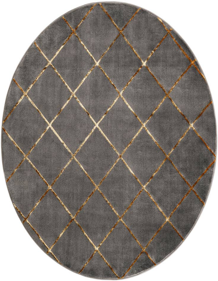 Detail image of 6' x 6' Vogue Geo Round Rug