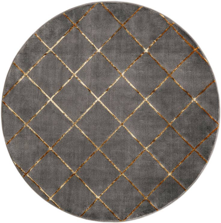 Detail image of 6' x 6' Vogue Geo Round Rug