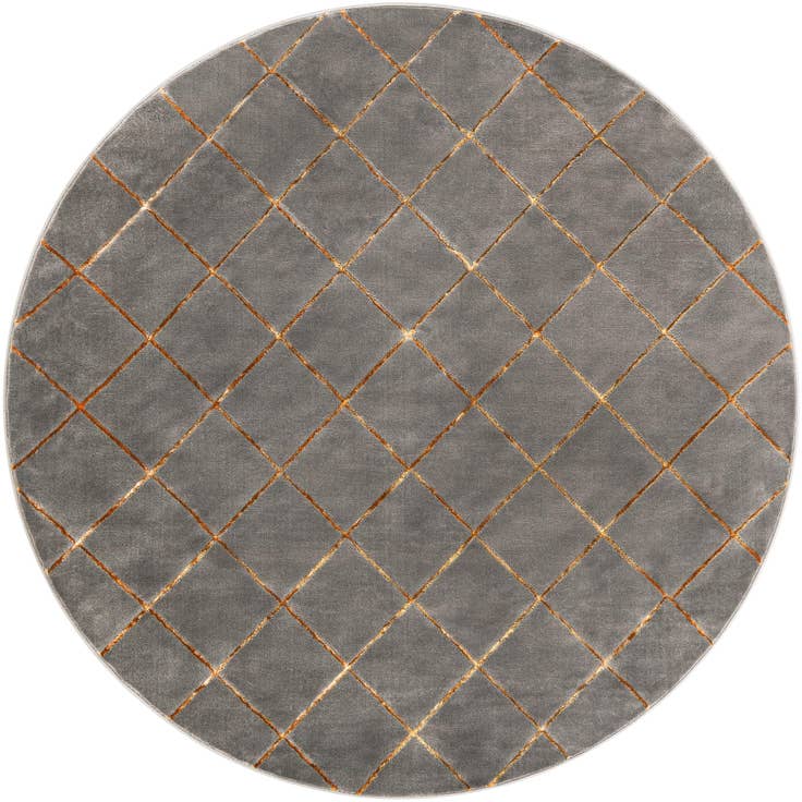 Detail image of 7' 10 x 7' 10 Vogue Geo Round Rug