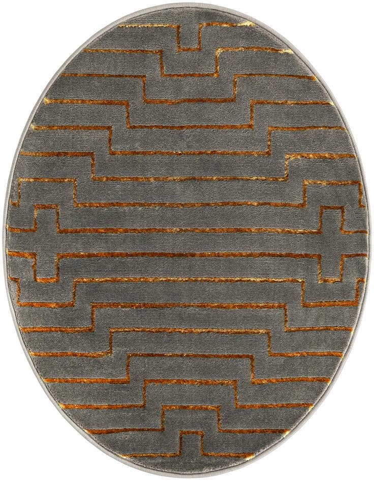 Detail image of 3' x 3' Vogue Geo Round Rug