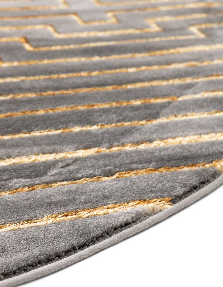 Detail image of 6' x 6' Vogue Geo Round Rug