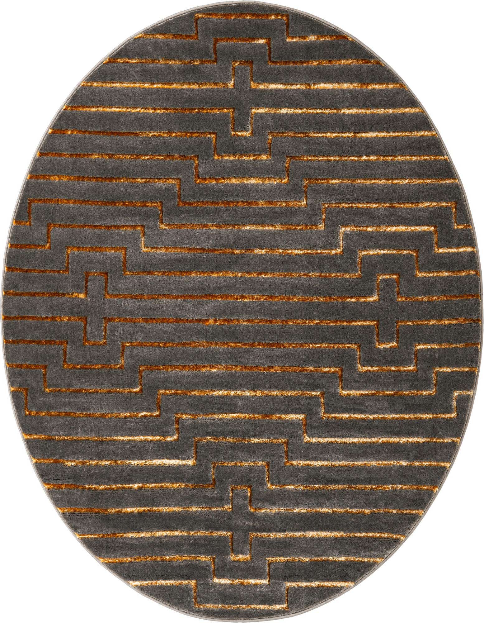 6' x 6' Vogue Geo Round Rug