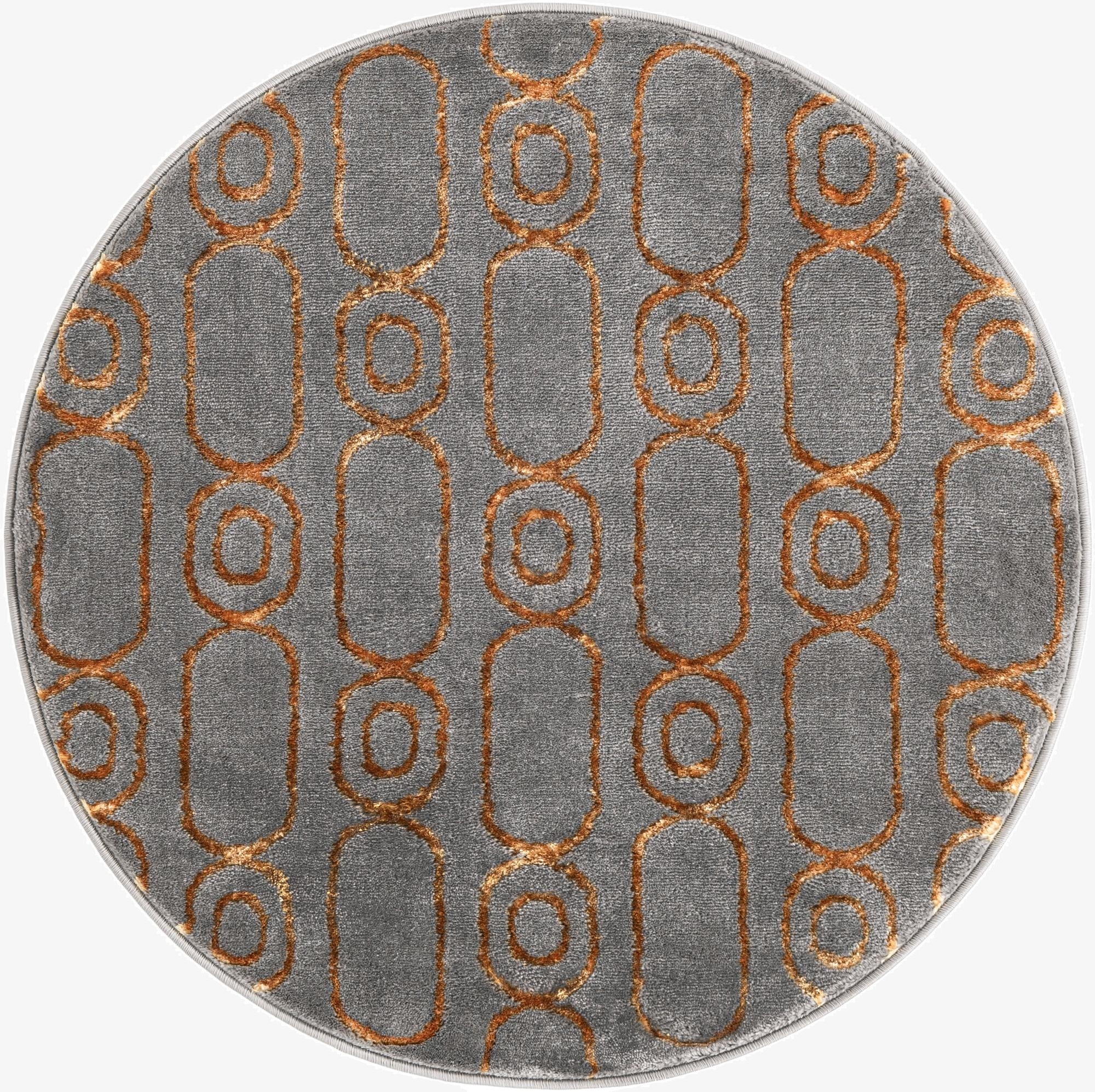 3' x 3' Vogue Geo Round Rug