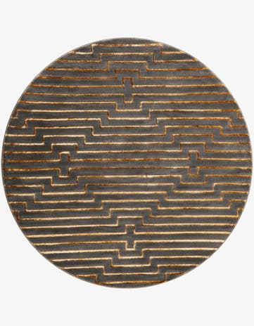 7' 10 x 7' 10 Vogue Geo Round Rug