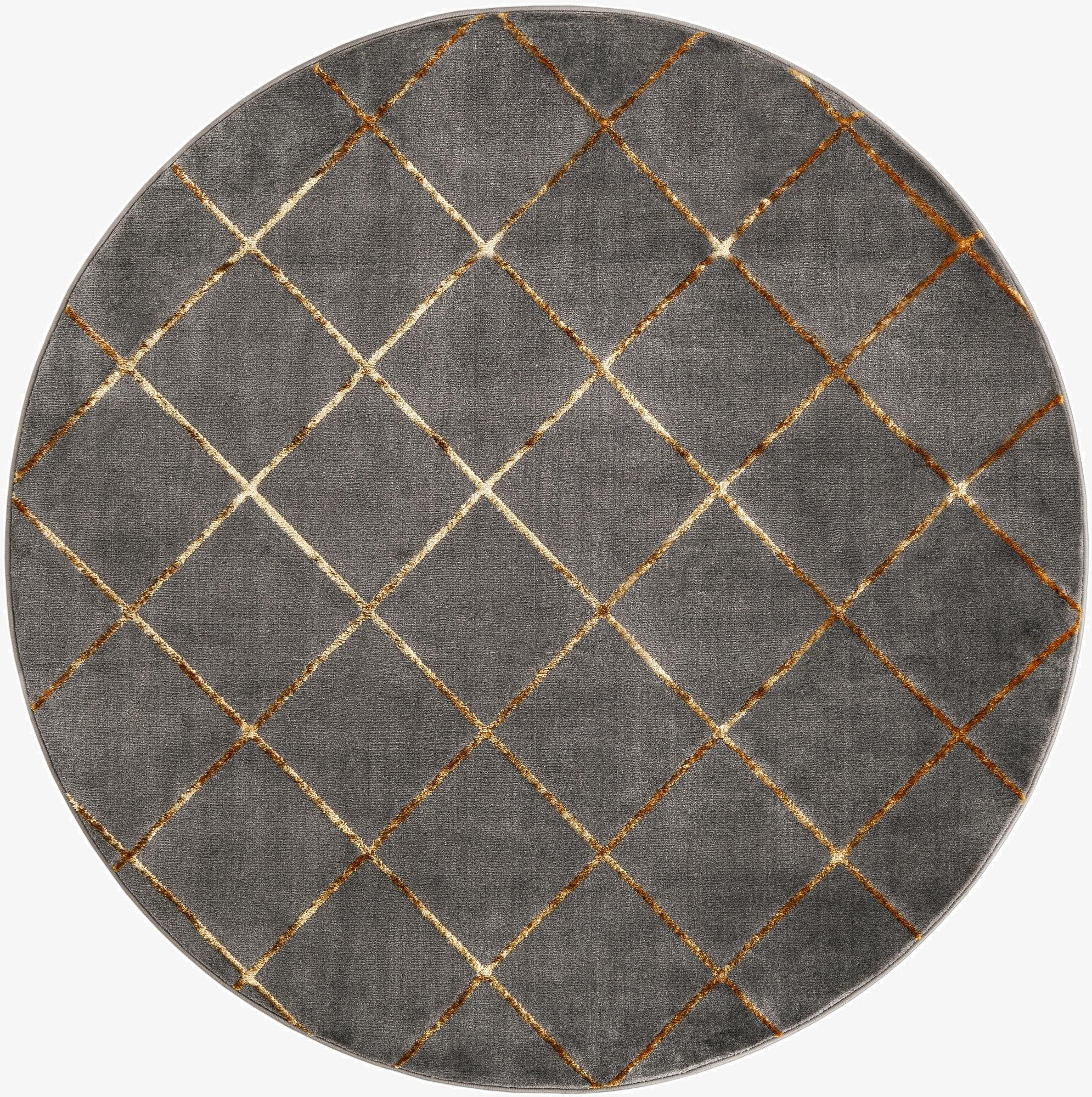 6' x 6' Vogue Geo Round Rug
