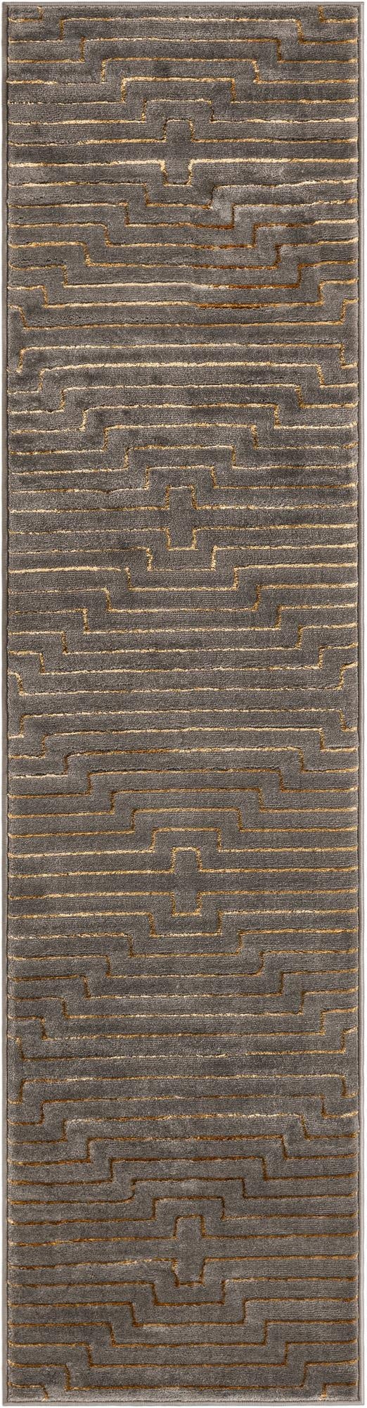 2' x 8' Vogue Geo Runner Rug