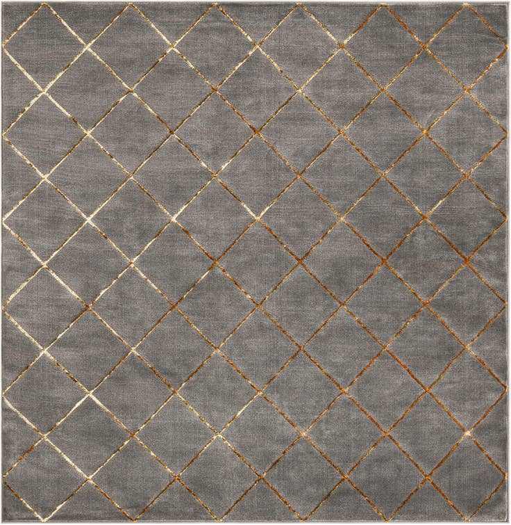 Detail image of 7' 10 x 7' 10 Vogue Geo Square Rug
