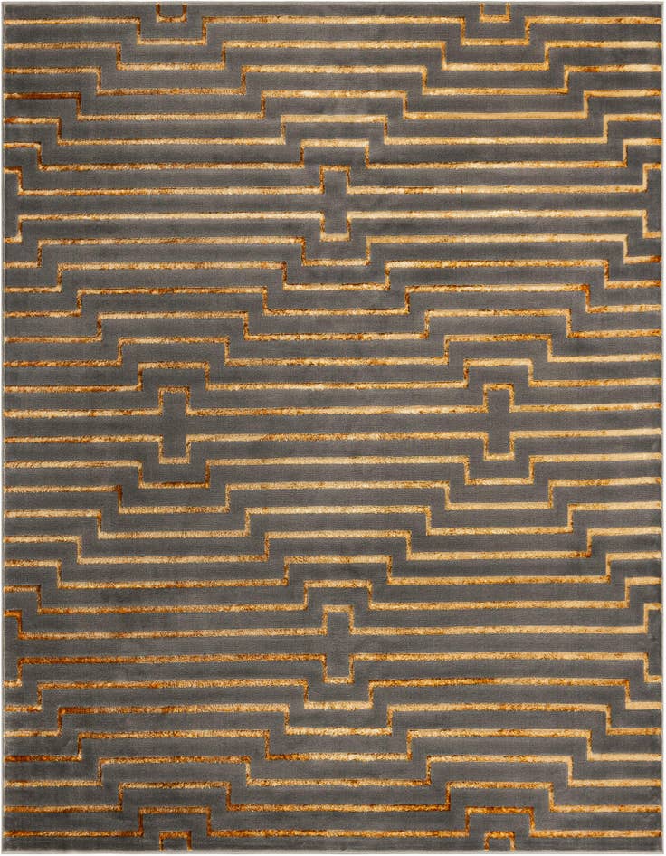 Detail image of 10' x 10' Vogue Geo Square Rug