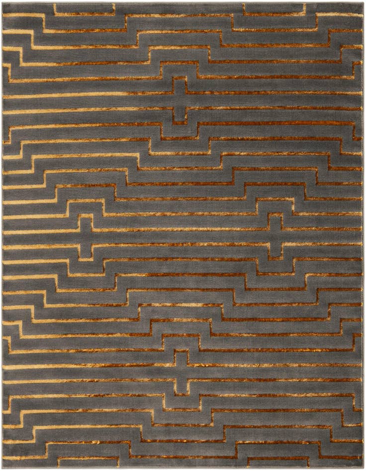 Detail image of 7' 10 x 7' 10 Vogue Geo Square Rug