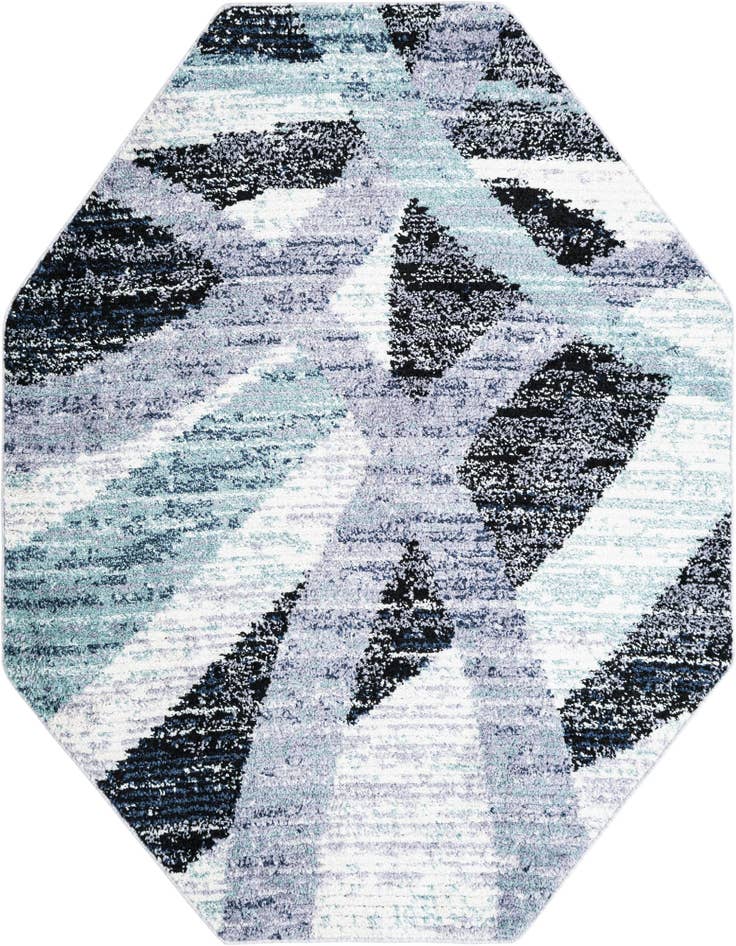 Detail image of 7' 1 x 7' 1 Tucson Octagon Rug