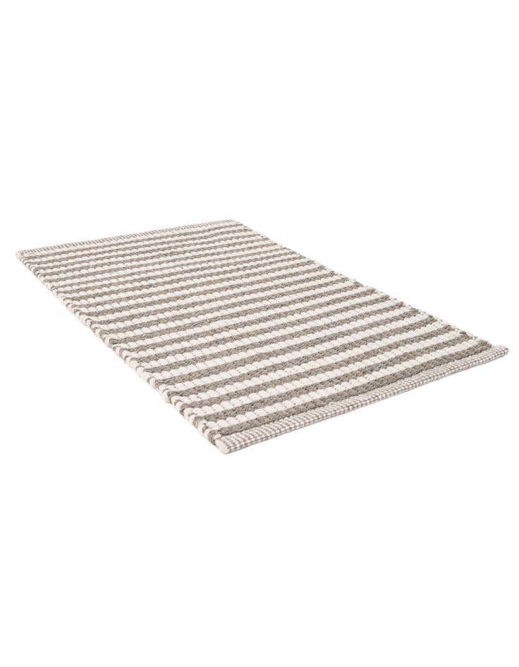 Detail image of 2' x 3' 2  Hand Woven Braided Chindi Rug