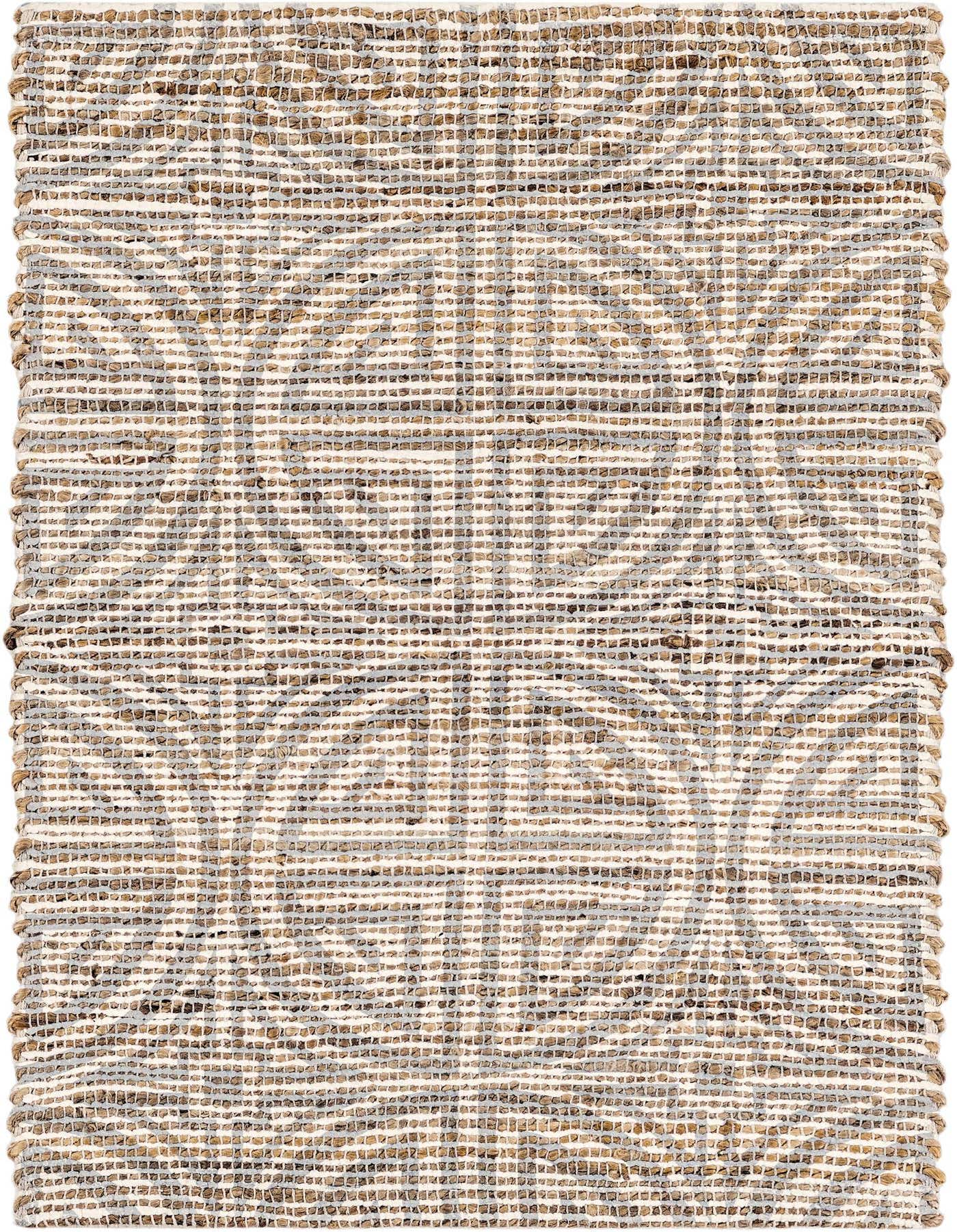 2' x 3' 1 Hand Woven Chenille Jute Rug