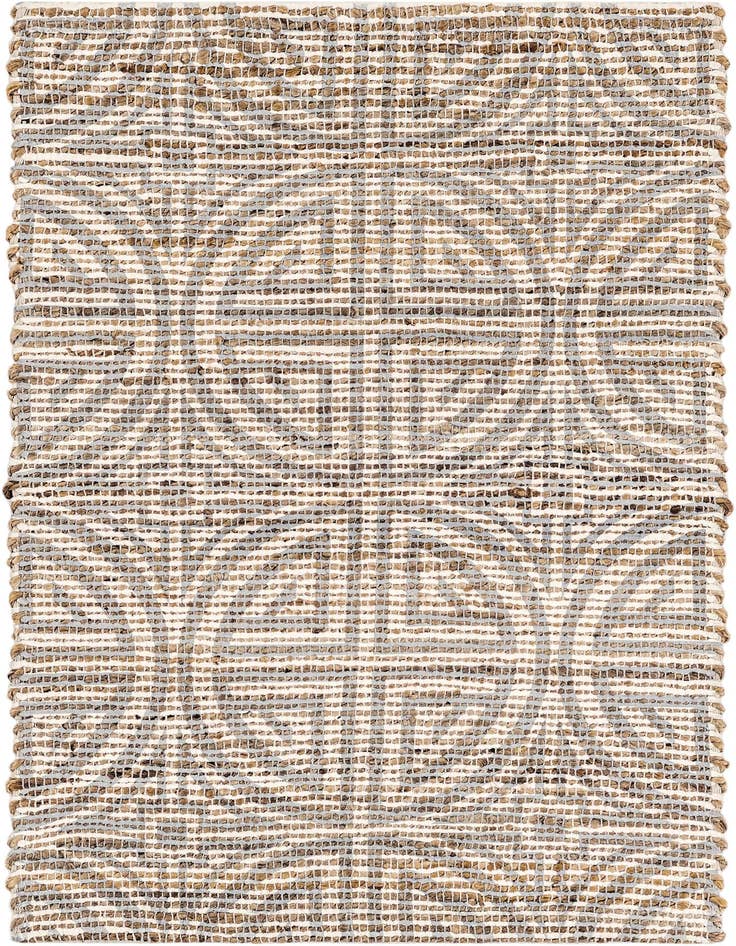 Detail image of 2' x 3' 1 Hand Woven Chenille Jute Rug