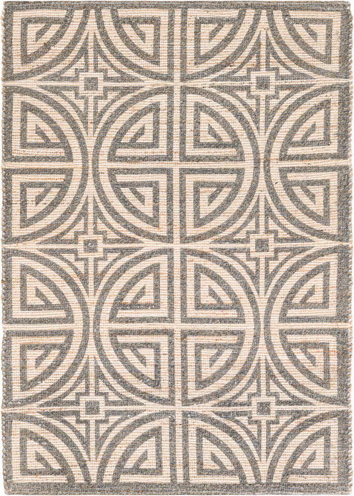 4' 1 x 6' 1 Hand Woven Chenille Jute Rug