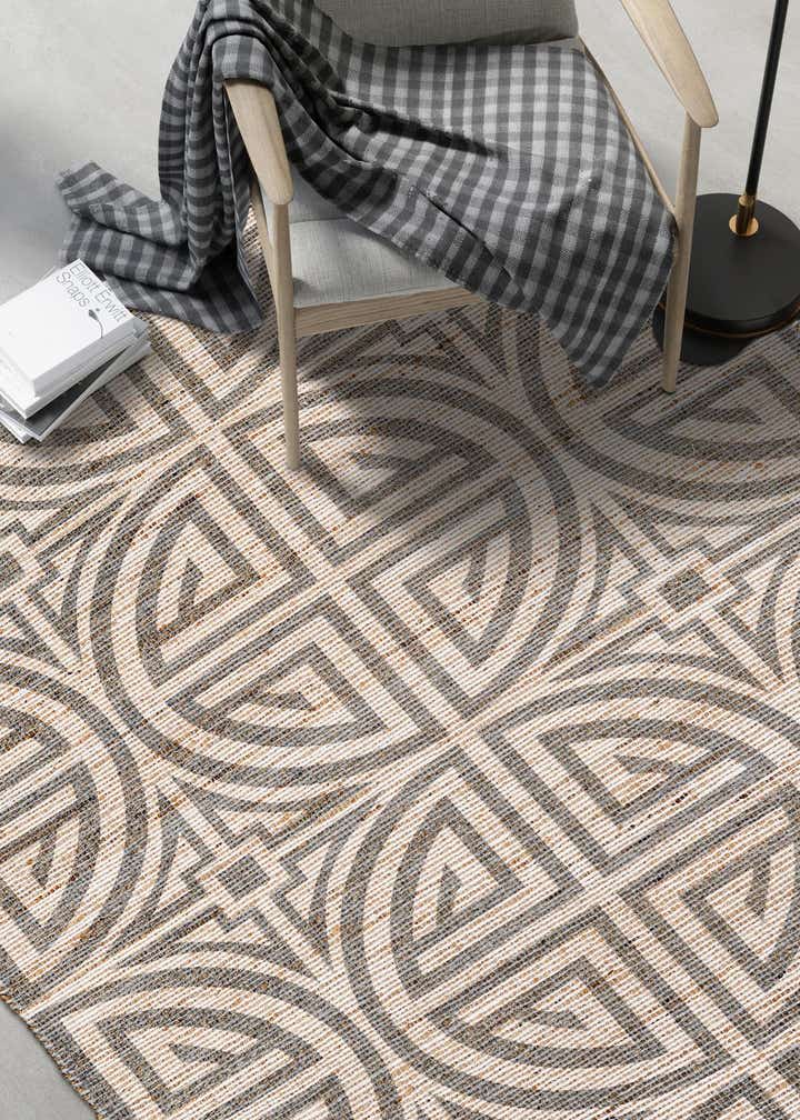 9' x 12' Hand Woven Chenille Jute Rug
