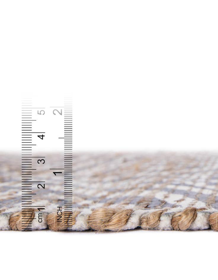 Detail image of 9' x 12' Hand Woven Chenille Jute Rug