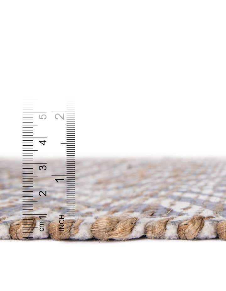 5' 1 x 8' Hand Woven Chenille Jute Rug