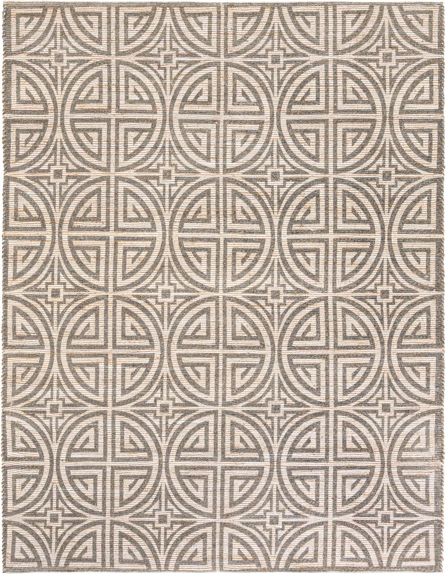 7' 10 x 10' Hand Woven Chenille Jute Rug