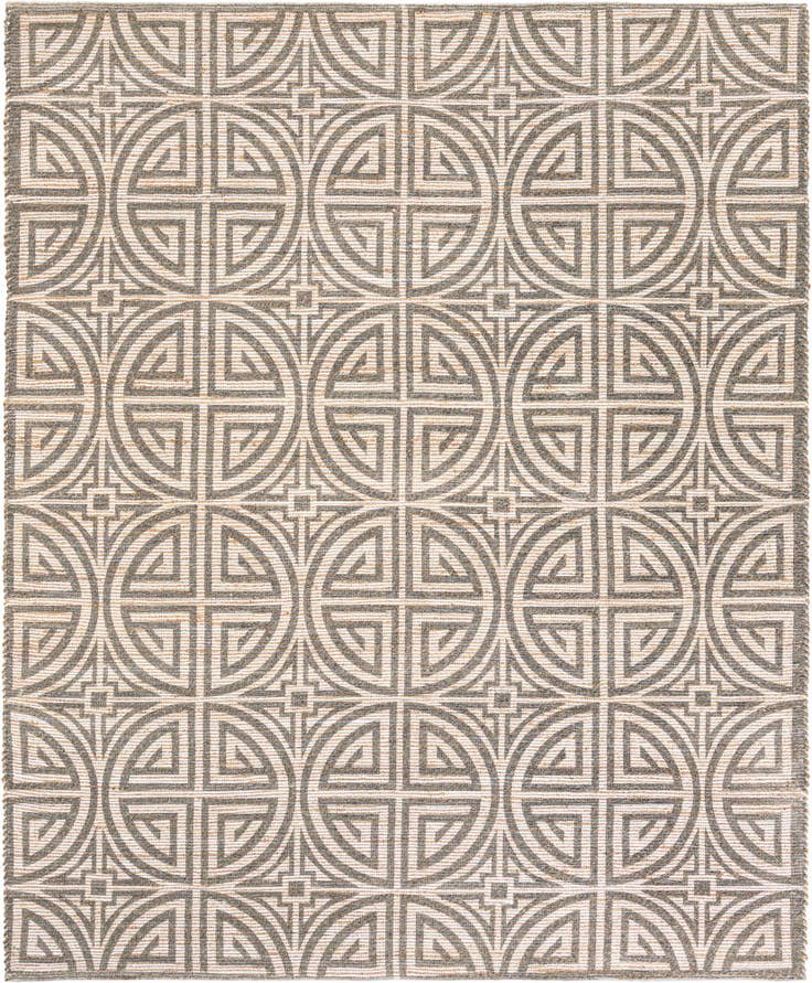 Detail image of 7' 10 x 10' Hand Woven Chenille Jute Rug