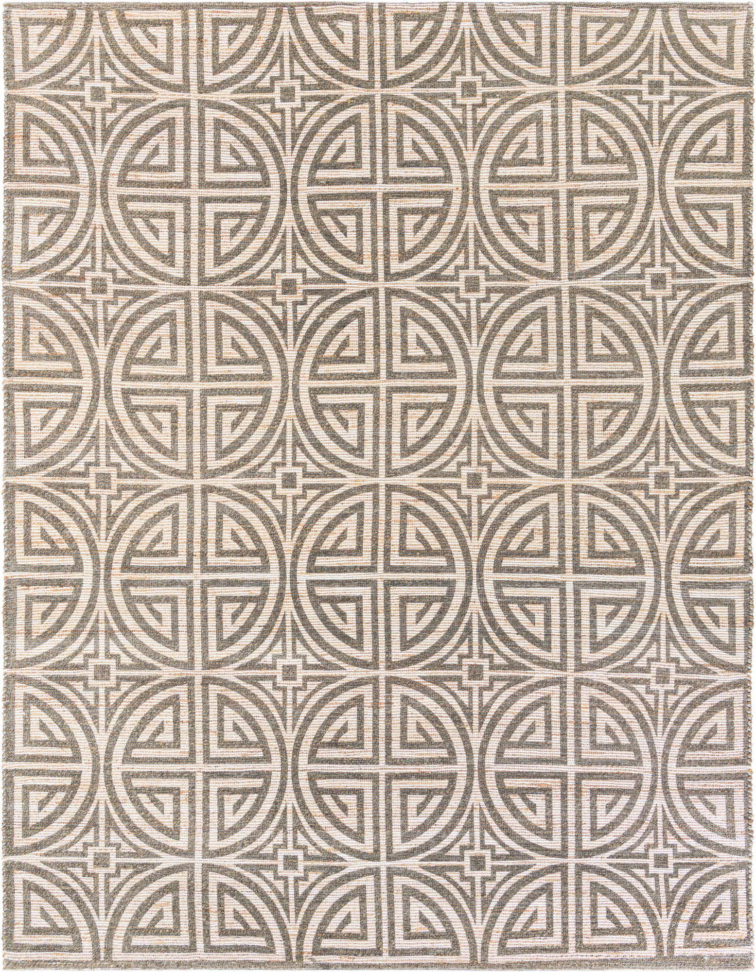 9' x 12' Hand Woven Chenille Jute Rug