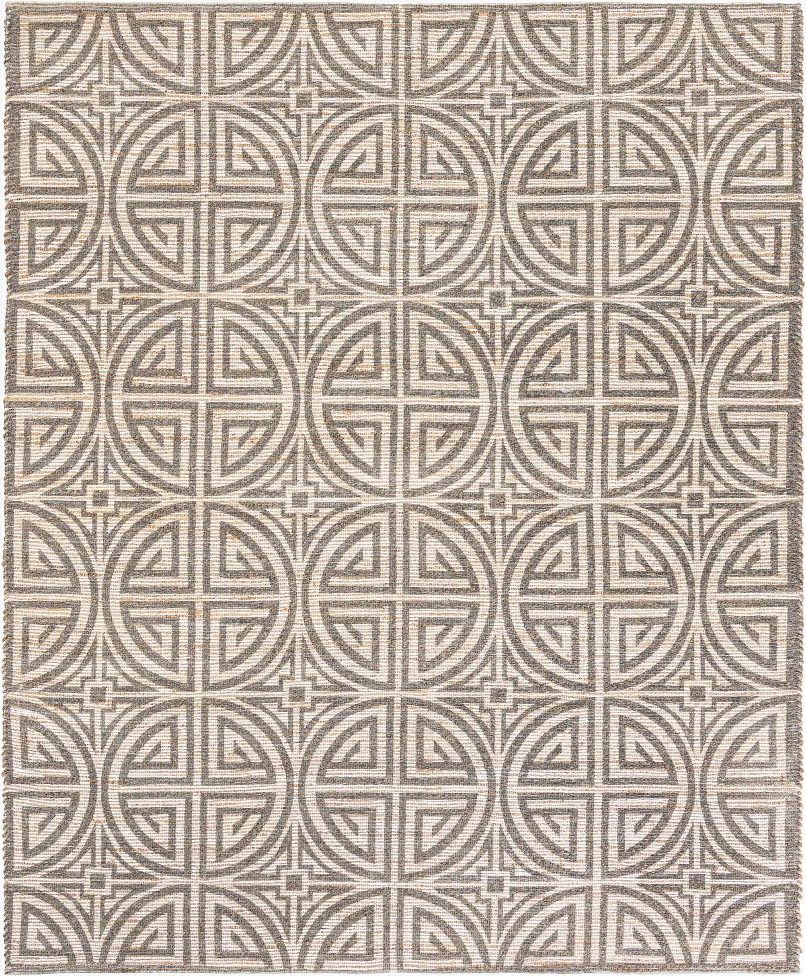 7' 10 x 10'  Hand Woven Chenille Jute Rug