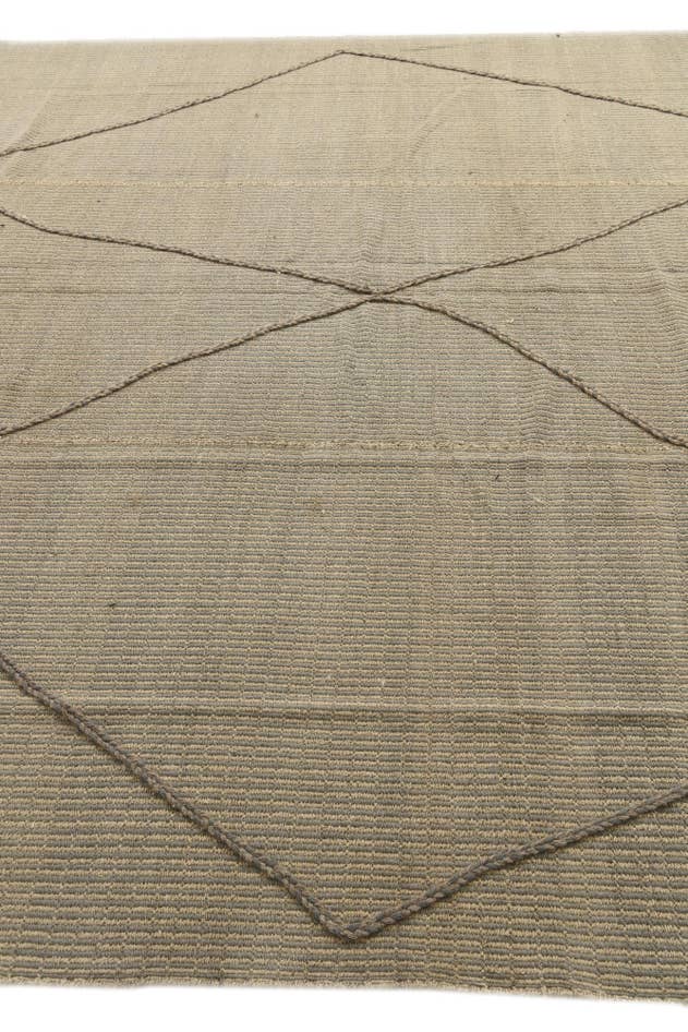 Detail image of 9' 5 x 14' 5 Hand Knotted Moroccan Wool Rug