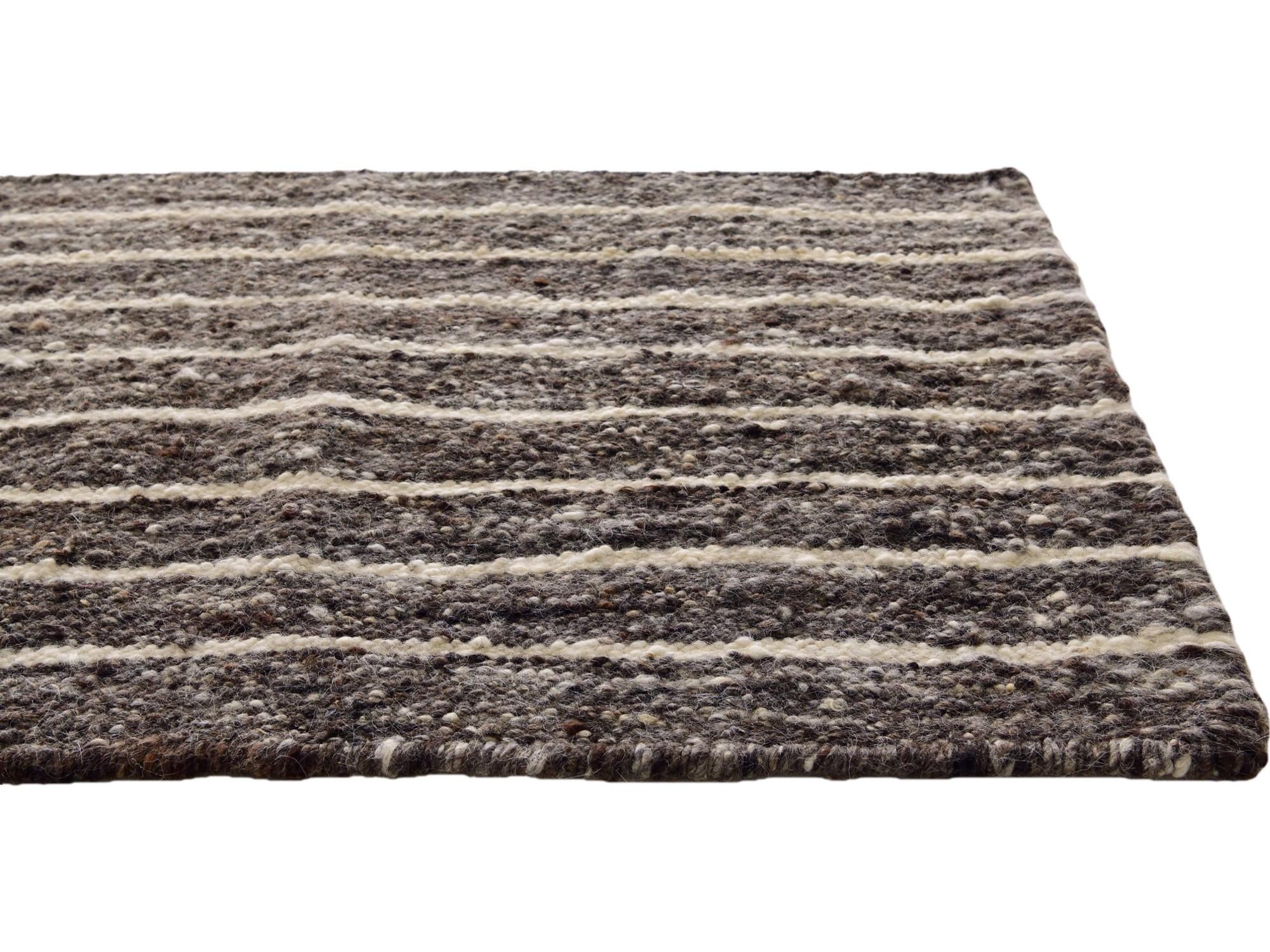 2' 1 x 3' Hand Knotted Moroccan Wool Rug