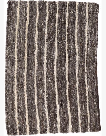 2' 1 x 3' Hand Knotted Moroccan Wool Rug