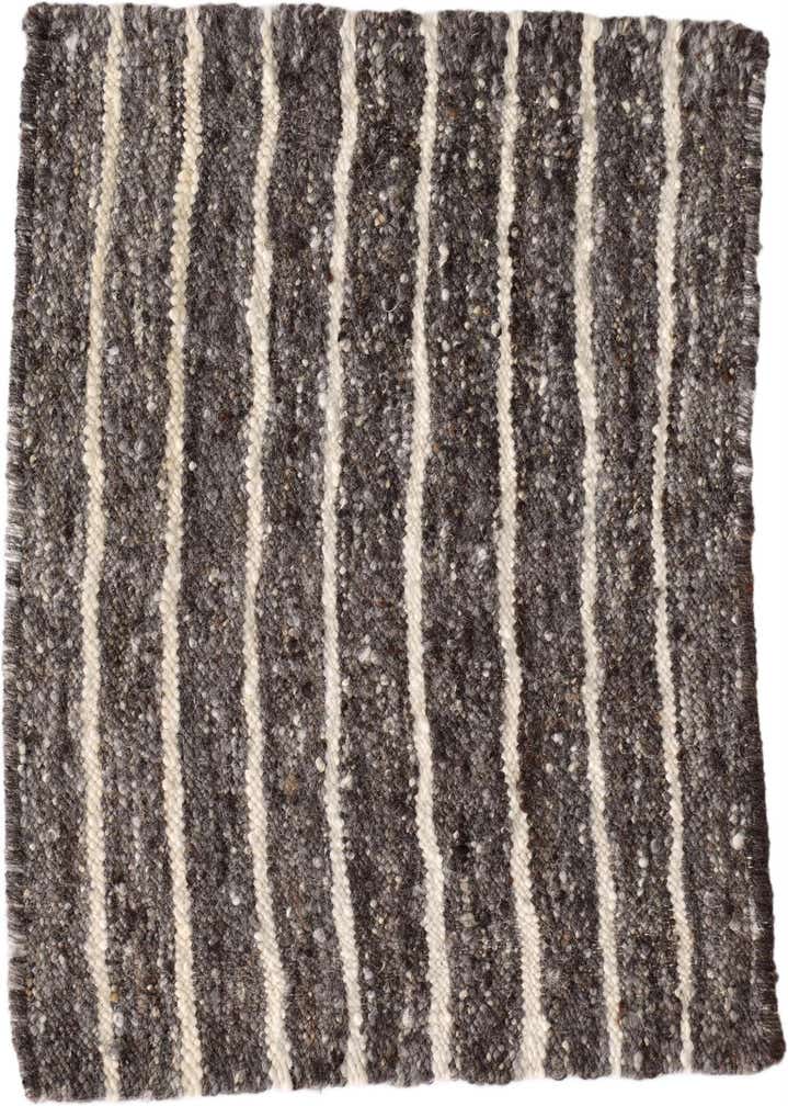 2' 1 x 3' Hand Knotted Moroccan Wool Rug